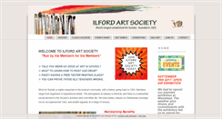 Desktop Screenshot of ilfordartsociety.co.uk